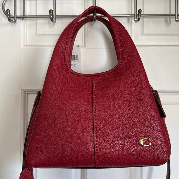 Coach Handbags - Coach Lana 23 red leather gold hardware nwt